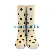 Детские валенки "Горошек"