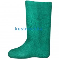 Детские валенки ярко зеленого цвета