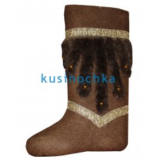 Женские валенки "Хвостики"