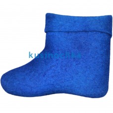 Мужские короткие валенки ярко синие цвета